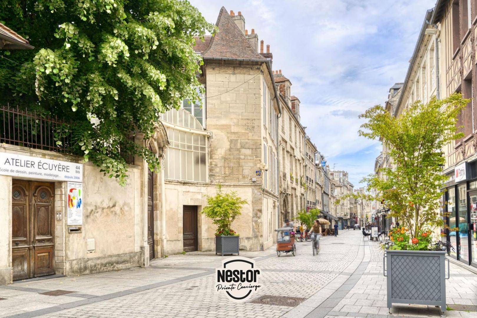La Casa Bella — Chic & Modern Downtown Leilighet Caen Eksteriør bilde